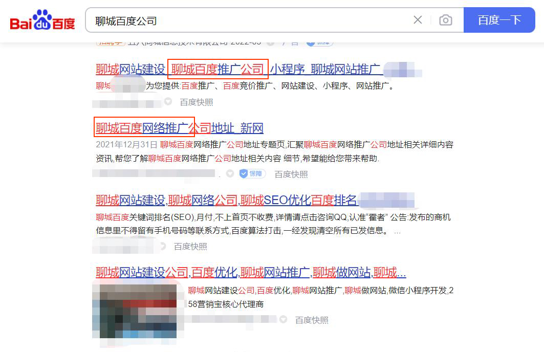 聊城百度代理商