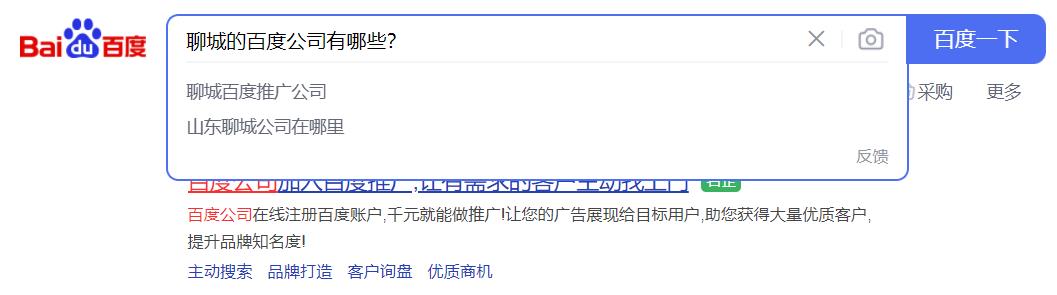 聊城百度代理商